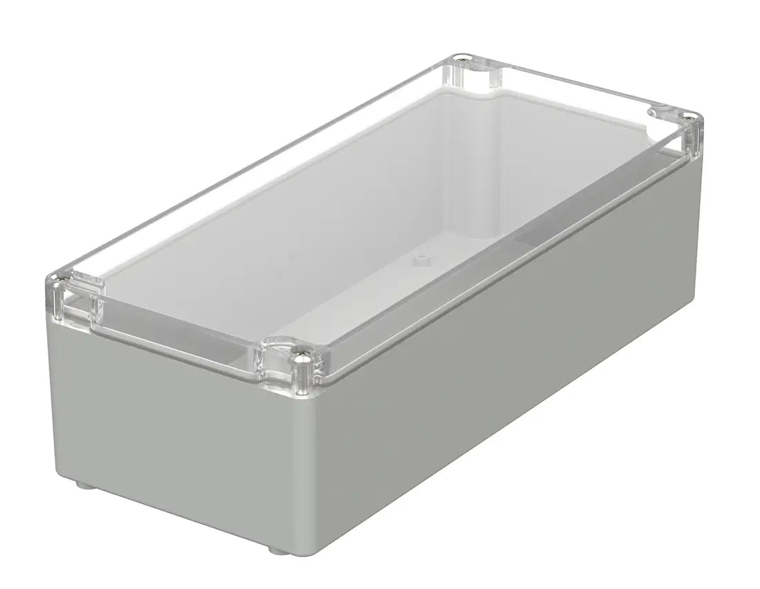 Bopla Euromas Enclosure M244G, 150×340×100 mm, clear transparent lid